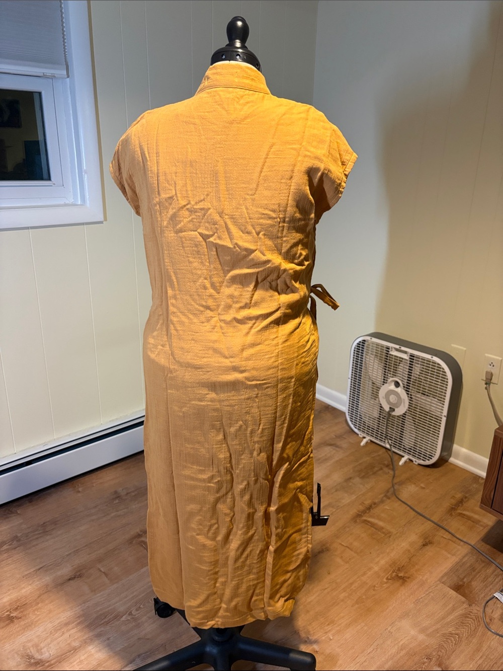 Oddbird Aydin Cotton Gauze Dress - Marigold NWT Sz S - Picture 2 of 5